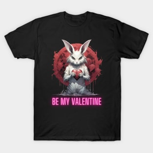 Fluffy Bunny Horror Dark Valentine T-Shirt